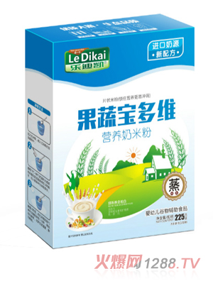 樂迪凱果蔬寶多維營(yíng)養(yǎng)奶米粉-盒裝