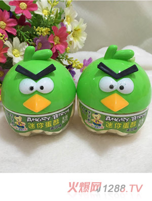 笑笑熊憤怒的小鳥迷你蛋酥南瓜味