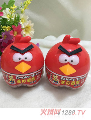 笑笑熊憤怒的小鳥迷你蛋酥紫薯味