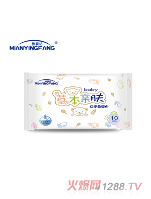 棉嬰坊草本親膚yinge濕巾10片