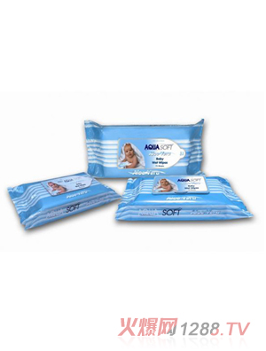 蝶雅絲25片裝Aqua柔軟yinge濕巾