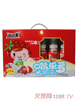 滋特美嘴樂(lè)多兒童成長(zhǎng)型乳飲料 10瓶箱裝 紅色