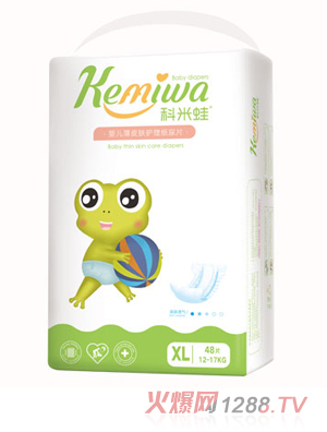 科米蛙yinge薄皮膚護理紙尿片XL