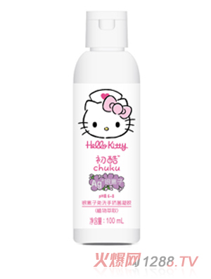 Hello Kitty初酷銀離子免洗手抗菌凝膠（植物萃?。?00ml