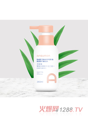 安斯?jié)M無(wú)硅油yingye洗發(fā)沐浴二合一