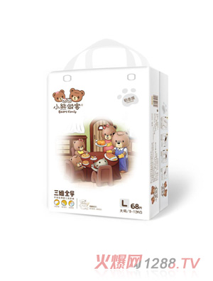 小熊做客yinge紙尿褲