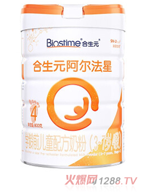 合生元阿爾法星學(xué)齡前兒童配方奶粉（3-7歲，4段）