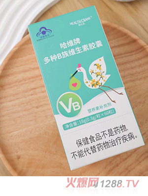 鶴樂(lè)康哈維牌多種B族維生素膠囊