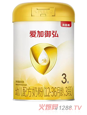 貝因美愛(ài)加御弘youe配方奶粉3段