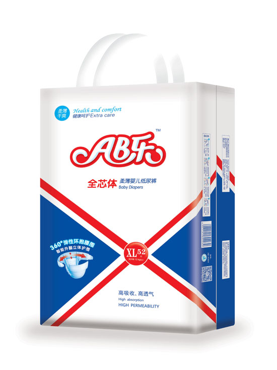 AB樂柔薄嬰兒紙尿褲XL52