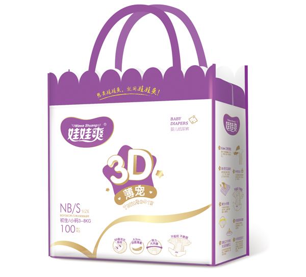娃娃爽3D薄寵嬰兒紙尿褲 禮品裝S100