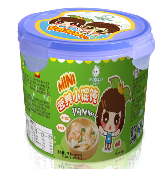 麥聰蝦仁蔬菜+魚(yú)肉豆腐營(yíng)養(yǎng)小餛飩