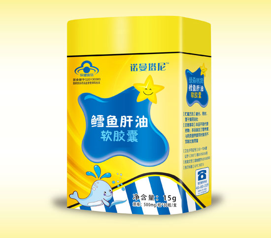 諾曼塔尼藍(lán)帽鱈魚肝油30粒(鐵盒)