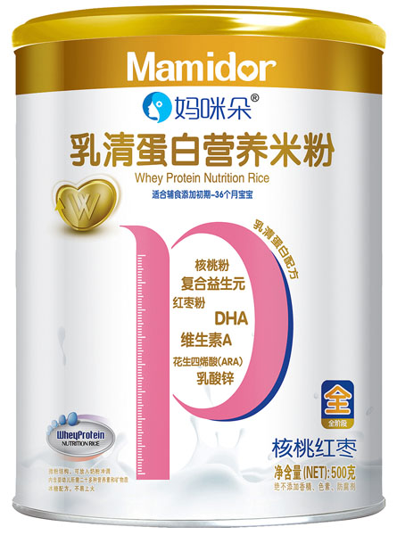 媽咪朵核桃紅棗乳清蛋白營(yíng)養(yǎng)米粉罐裝