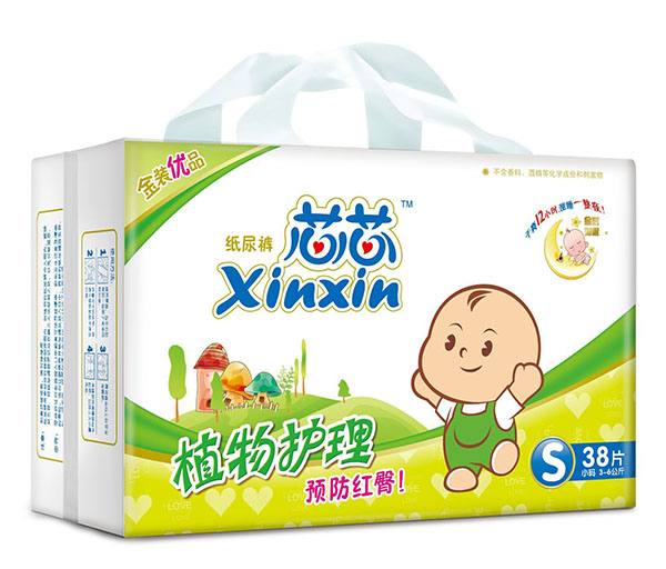 芯芯植物護理紙尿褲S68片