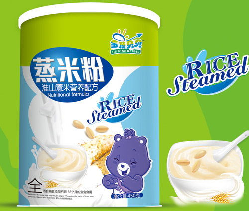 金頂貝貝淮山薏米營養(yǎng)配方蒸米粉